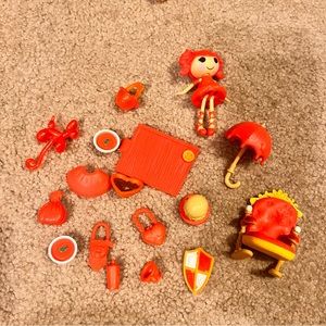 Lalaloopsy doll with many accessories.